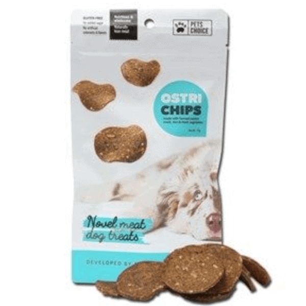 Pets Choice Ostri Chips 70g