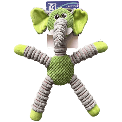 KolloPet Plush Elephant Dog Toy