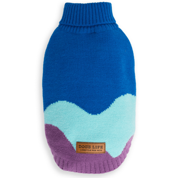 Dog's Life Polo Neck Wave Pullover