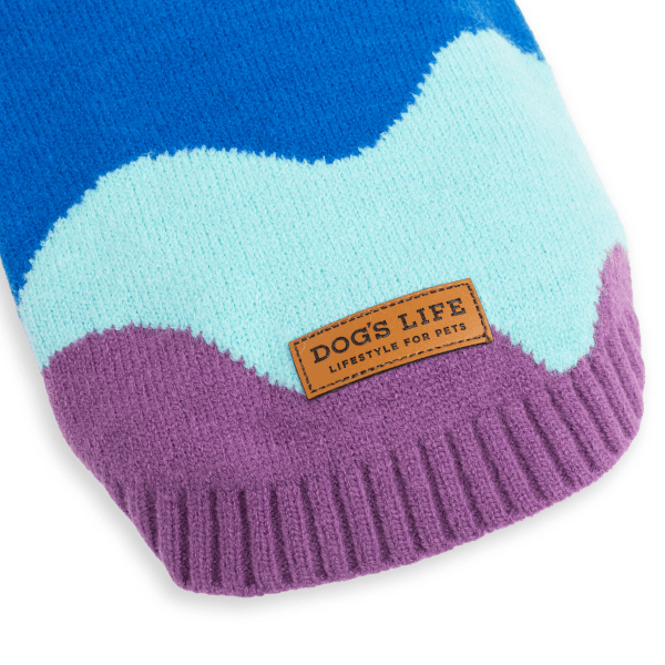 Dog's Life Polo Neck Wave Pullover