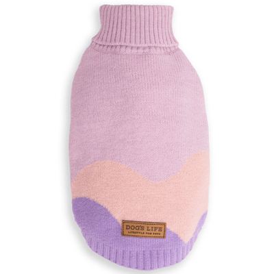 Dog's Life Polo Neck Wave Pullover