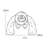Q Monster Big Foot Dog Toy
