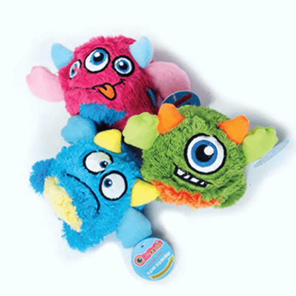 Q Monster Squeak Ball Dog Toy