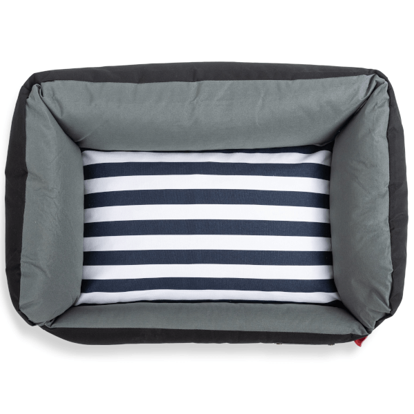 Dog's Life Retro Lounger Waterproof Summer Bed Black