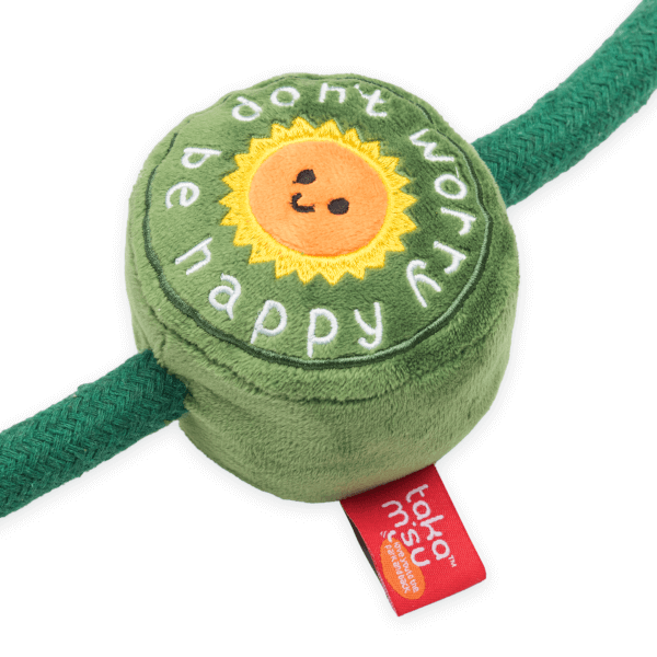 TKM Rope Toy with Plush and Squeaker