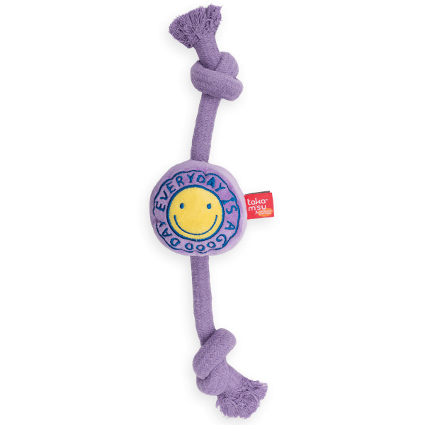 TKM Rope Toy with Plush and Squeaker
