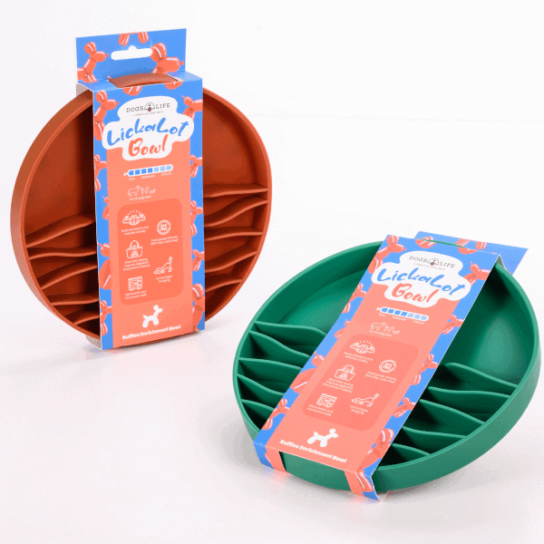 Dog's Life Lickalot Ruffles Enrichment Bowl