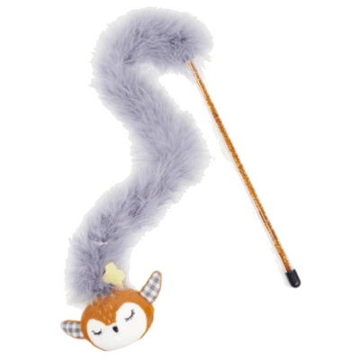 Rosewood Reindeer Tinsel Cat Teaser