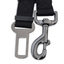 Dogs Life Reflective Supersoft Webbing Seat Belt Leash Black
