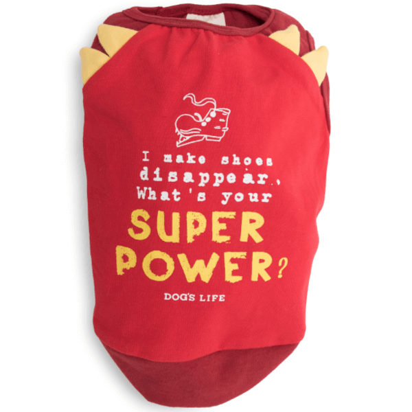 Dog's Life Super Power Tee Red