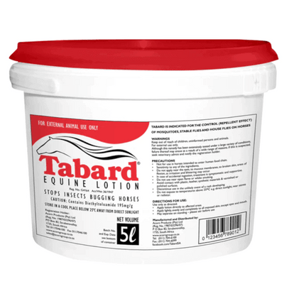 Tabard Equine Fly Repellent Lotion - 5L