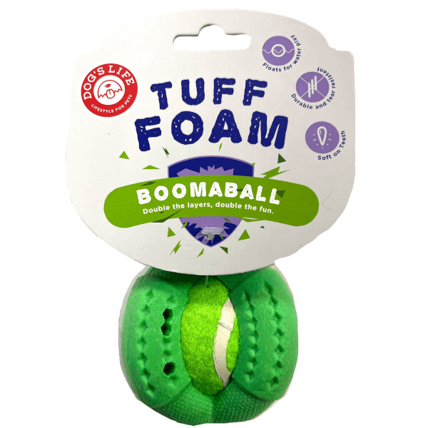 Dog's Life Tuff Foam Boomaball Dog Toy