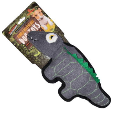 KolloPet Tough Crocodile Dog Toy