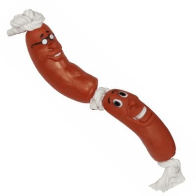 Daro Sausages On A Rope Dog Toy