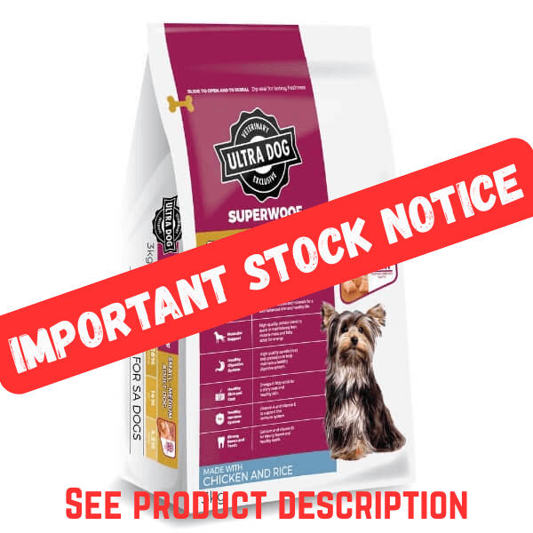 Ultra Dog Superwoof Chicken & Rice Small/Medium Adult Dog