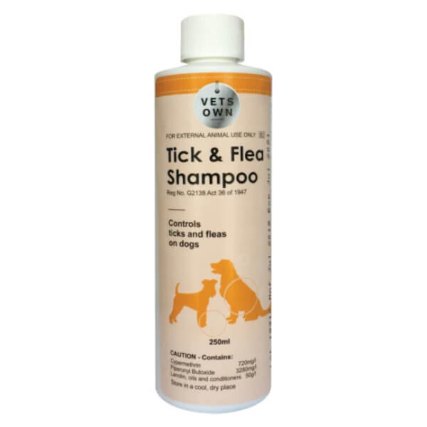 Vets Own Tick & Flea Shampoo 250ml