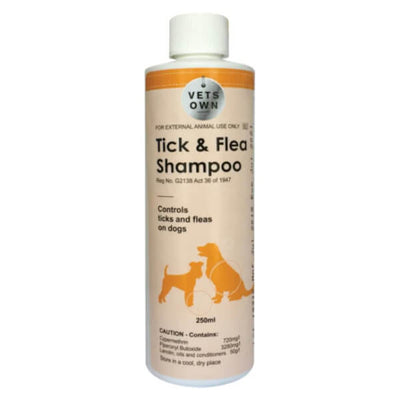 Vets Own Tick & Flea Shampoo 250ml