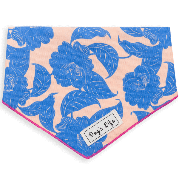 Dog's Life Violet Peonies Bandana