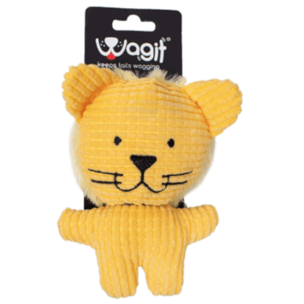 Wagit Lion Plush Dog Toy