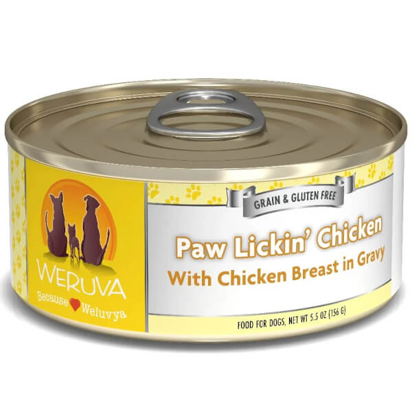 Weruva Dog Paw Lickin' Chicken Can – Petstore@labrie