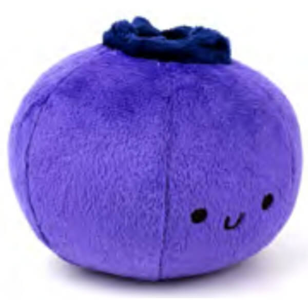 Zugo Blueberry Plush Dog Toy