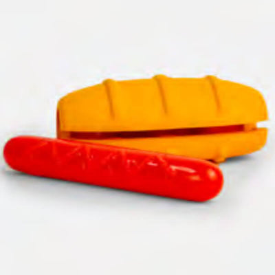 Zugo Hot Doggy Rubber Dog Toy